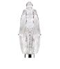 Aurora wall sconce in clear crystal, chrome finish - Lalique
